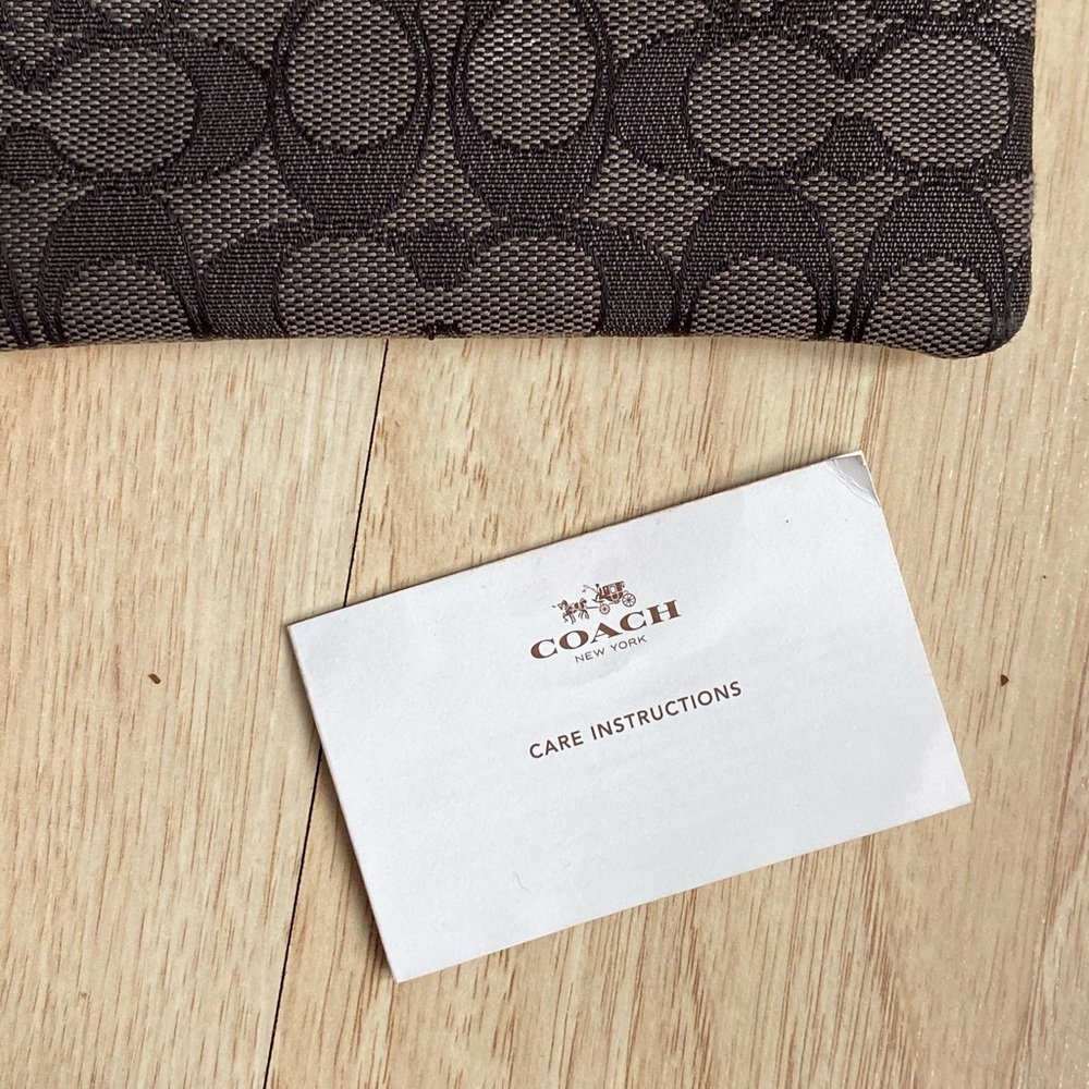 2015 Coach Black Signature Wallet NWOT F53536 - Picture 5 of 6